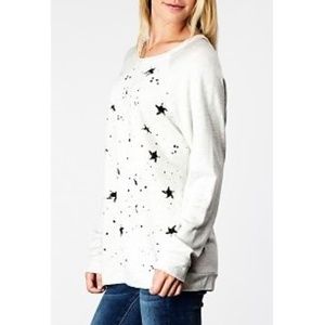 Long Sleeeve Graphic Print Sweater